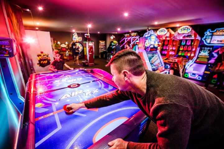 a man looking at the camera