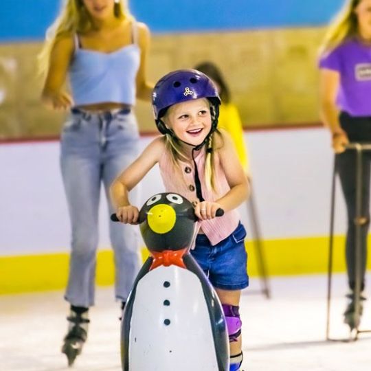 a group of people that are standing in the snow