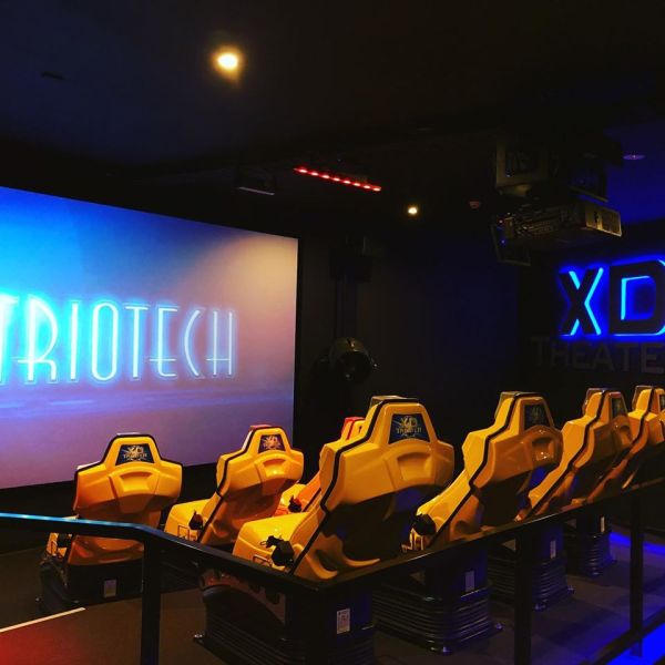 a sign on a stage in front of a store