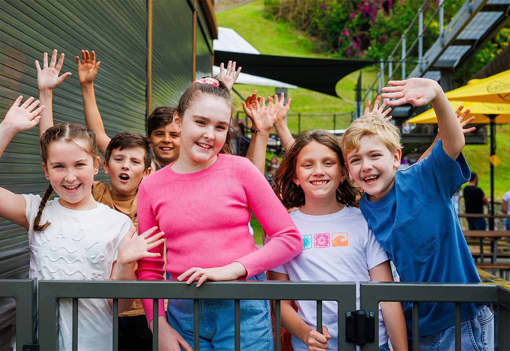 a group of people posing for the camera