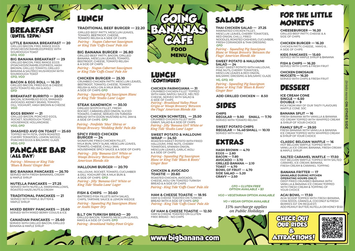 cafe menu