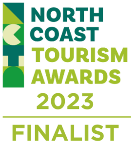 North Coast Tourism Awards 2023 Finalist logo